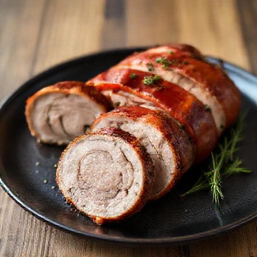 Hurtig Baconviklet Svinemørbrad med Urter
