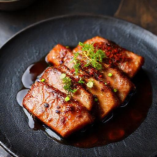 Teriyaki Svinekød med Miso og Ingefær