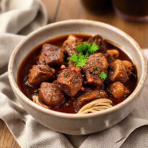 Hurtige Svinekæber à la Bourguignon