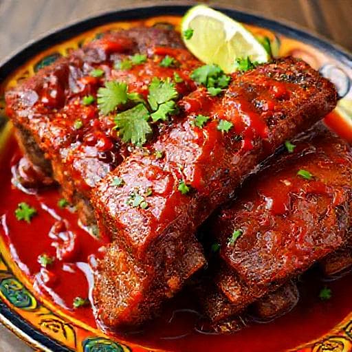Okseribs med Mexicansk-inspireret Barbecuesauce