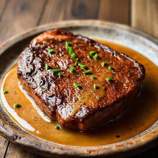 Hurtig Entrecôte med Nem Peber Sauce