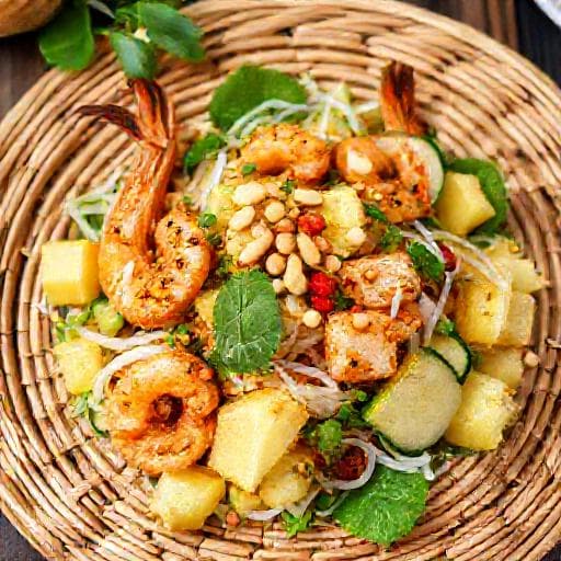 Gỏi Dứa Tôm Nướng Miền Trung