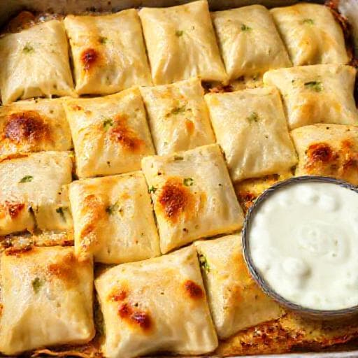 Fırında Kabak Mantısı (Tepsi Mantısı Gibi)