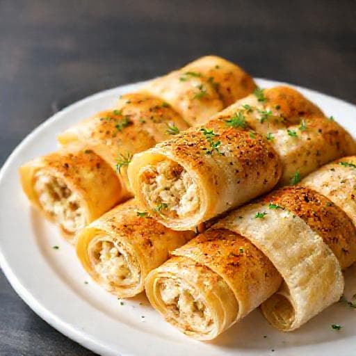 Talaş Böreği Ruloları (Peynirli)