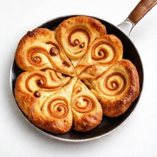 Pratik Cevizli Çörek (Tava Yöntemi)