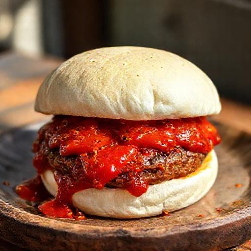 Baharatlı Islak Hamburger