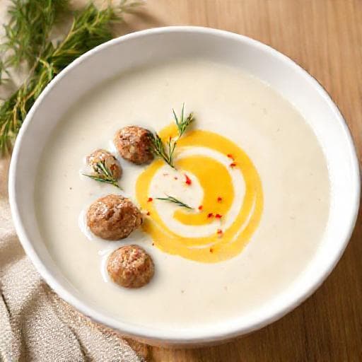 Pratik Köfteli Yoğurt Çorbası