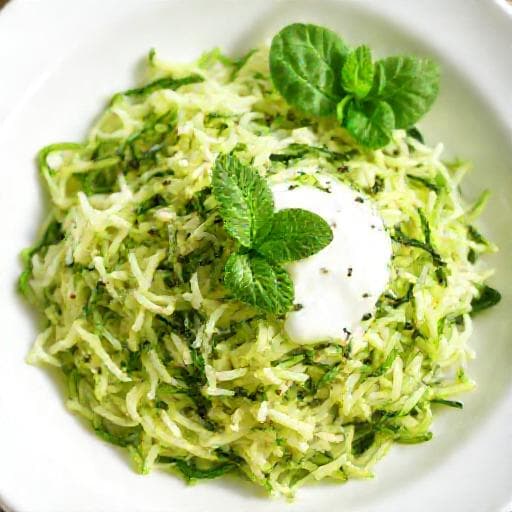 Hızlı Kabak Çintmesi (Yoğurtlu Kabak Salatası)
