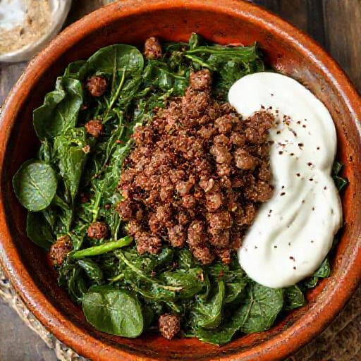 Kıymalı Pazı Borani