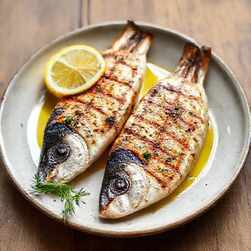 Pratik Limonlu Lüfer Izgara