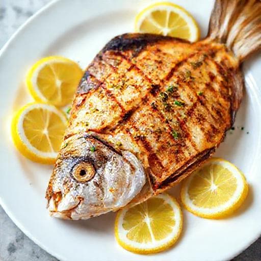 Hızlı Limonlu Çipura Izgara