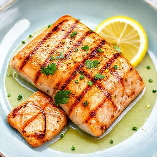 Hızlı Limonlu Izgara Somon
