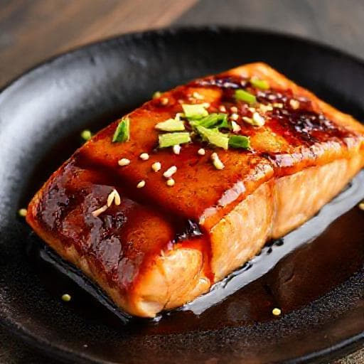 Miso Glazeli Somon Teriyaki