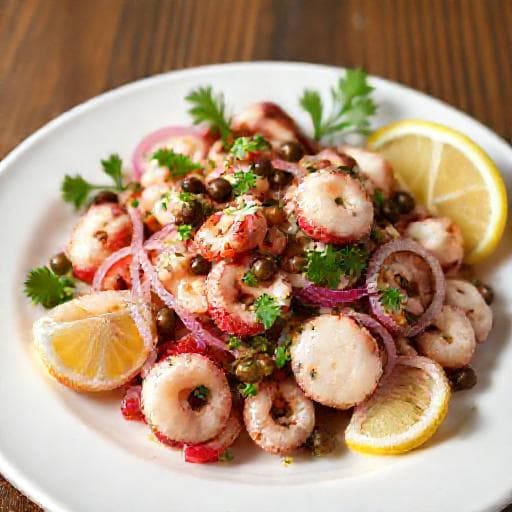 Klasik Ahtapot Salatası