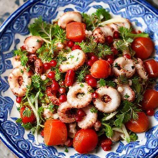 Ege Usulü Ahtapot Salatası
