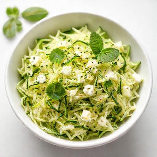 Hızlı Yoğurtlu Kabak Salatası