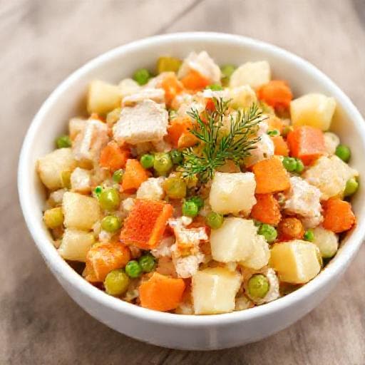 Klasik Rus Salatası