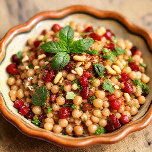 Baharatlı ve Ekşili Maş Fasulyesi Salatası (Ortadoğu Esintili)