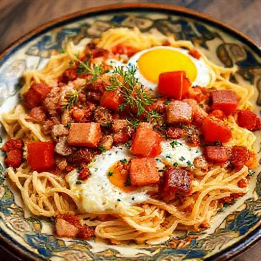 Kavurmalı Yumurta (Pastırmalı & Domatesli)