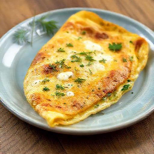 Otlu ve Peynirli Omlet