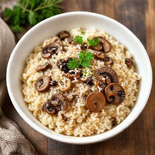 Klasik Mantarlı Risotto