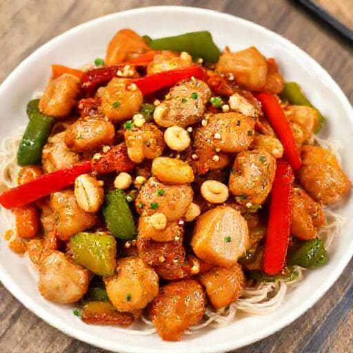 Hızlı Kung Pao Tavuk