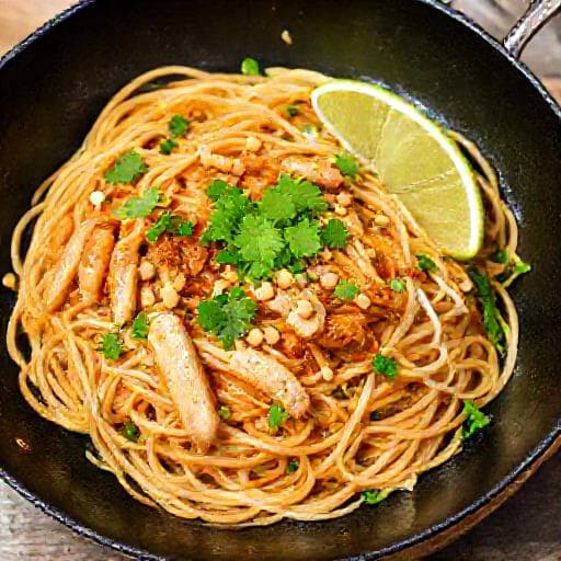 Hızlı Pad Thai (Tek Tavada)