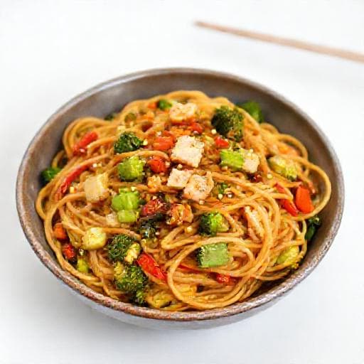 Hızlı Japchae (Pratik Versiyon)