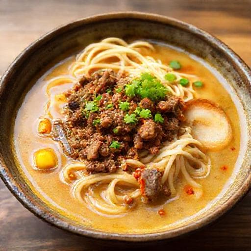 Miso Ramen (Fermente Soya Ezmeli Ramen)