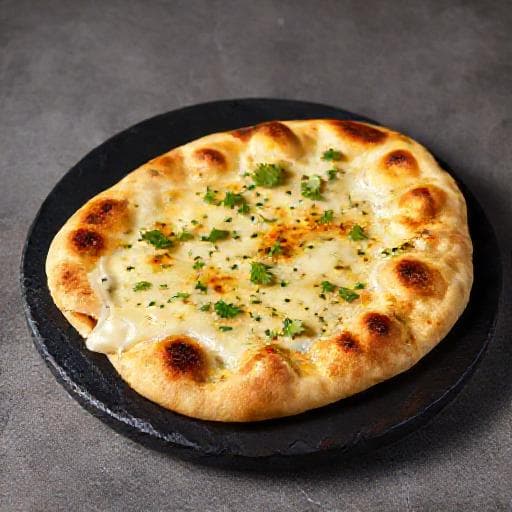 Sarımsaklı ve Peynirli Naan
