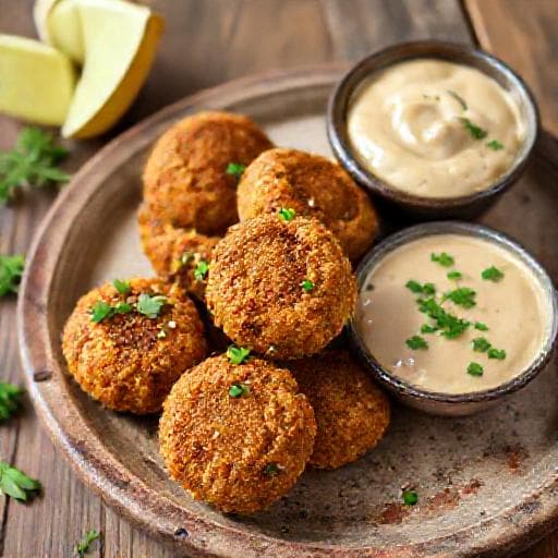 Geleneksel Mısır Unlu Falafel