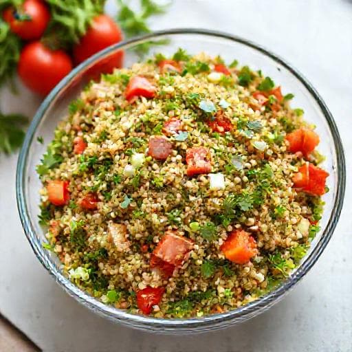 Hızlı Tabbule (Kinoa ile)