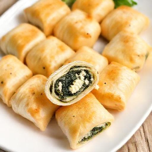 Pratik Spanakopita Ruloları