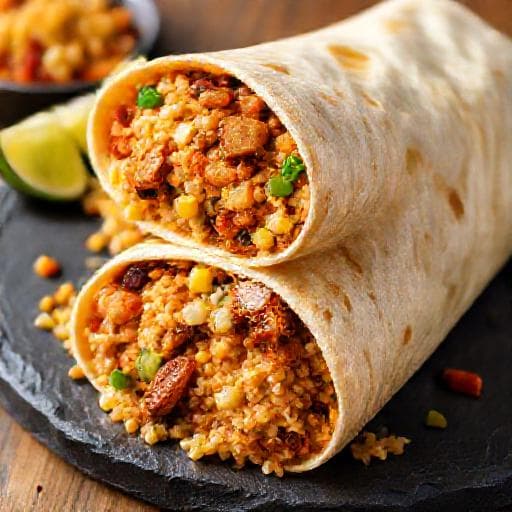 Baharatlı Chipotle Tavuklu Burrito