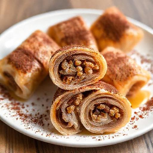 Pratik Soğuk Baklava Ruloları