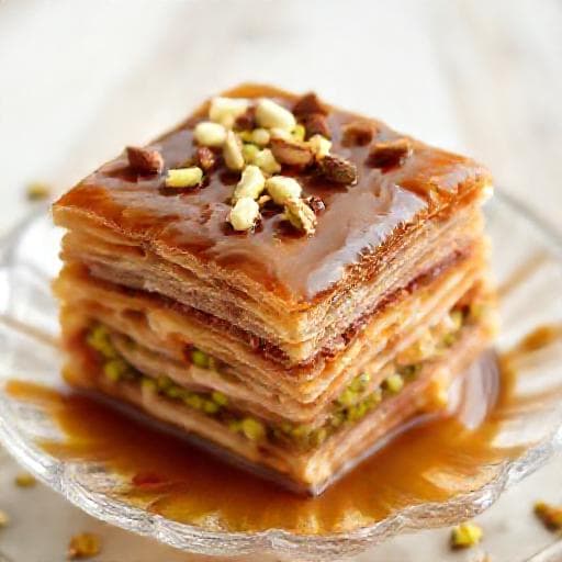 Fıstıklı ve Kakaolu Soğuk Baklava