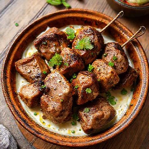 Baharatlı ve Yoğurtlu Kazana Kebabı