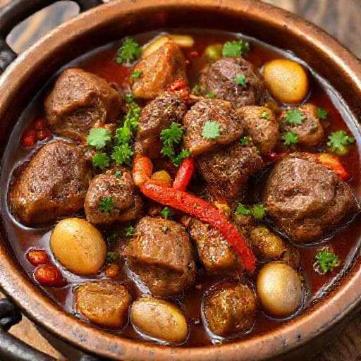 Baharatlı Kuzu Güveç (Antep Usulü)