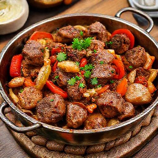 Klasik Fırında Sini Kebabı