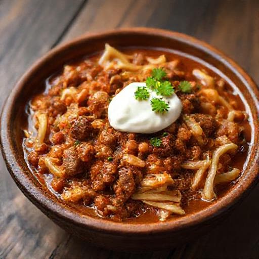 Kıymalı Macar Kebabı (Székely Gulyás Benzeri)