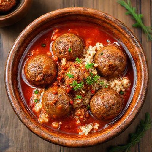 Baharatlı Abdigör Köftesi (Yöresel Dokunuş)
