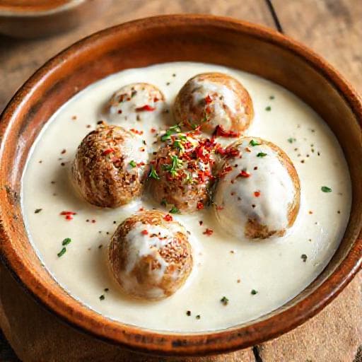 Yoğurt Soslu Harput Köftesi (Fırtına)