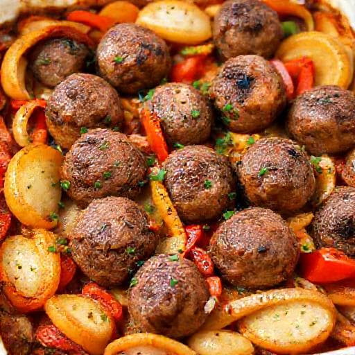 Fırında Sebzeli Tire Köftesi