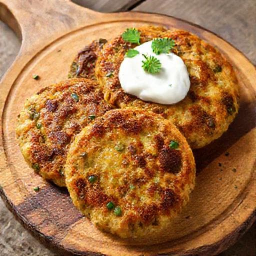 Mercimekli ve Patatesli Köfte