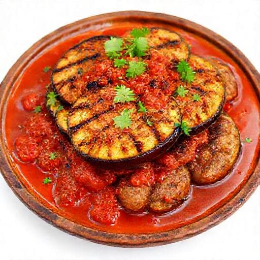 Klasik Köfteli Patlıcan Kebabı