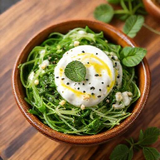 Yoğurtlu Madımak Salatası