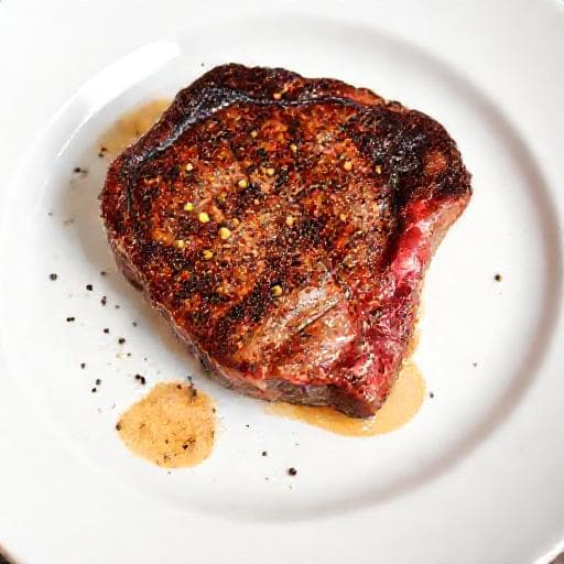 Brzi Rib Steak na Tavi s Češnjakom i Paprom
