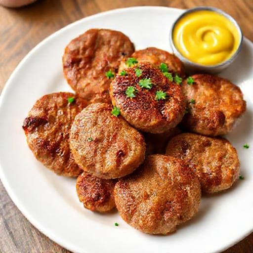 Швидка Зіньківська ковбаса на сковороді