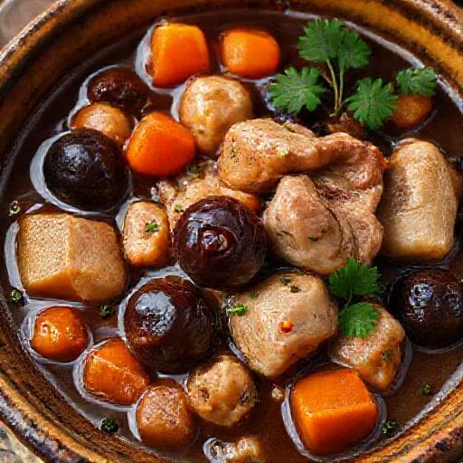 Кролик із чорносливом (Класичний рецепт)