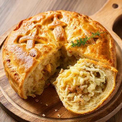 Класичний пиріг із капустою